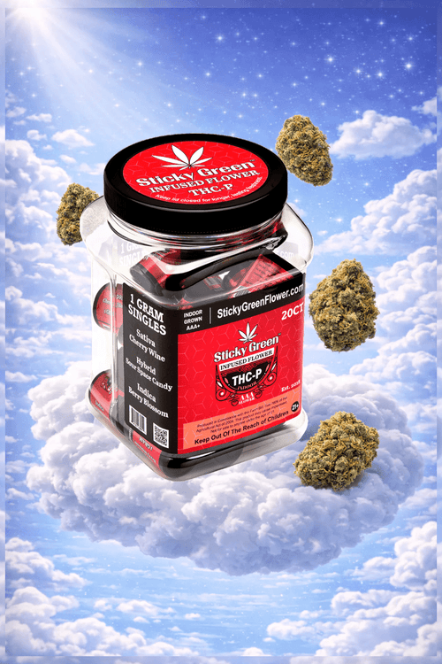 Infused Flower THCP 1g (20ct) - Sticky Green Flower