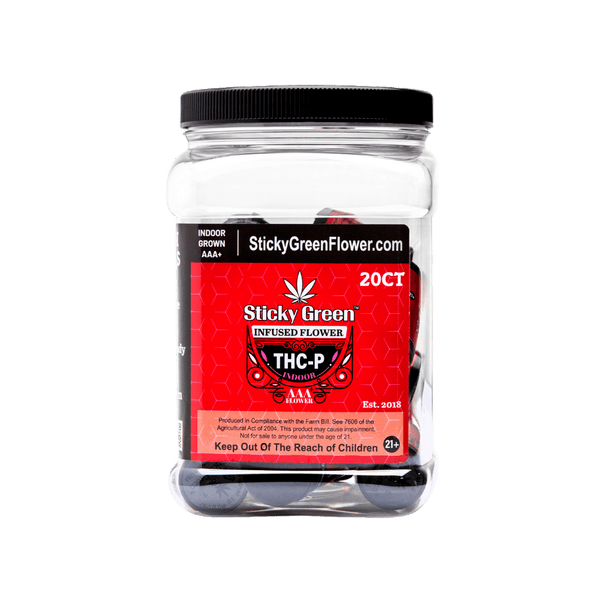 Infused Flower THCP 1g (20ct) - Sticky Green Flower