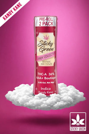 Kandy Kane Candy Collection Pre Rolls (Indica) - Sticky Green Flower