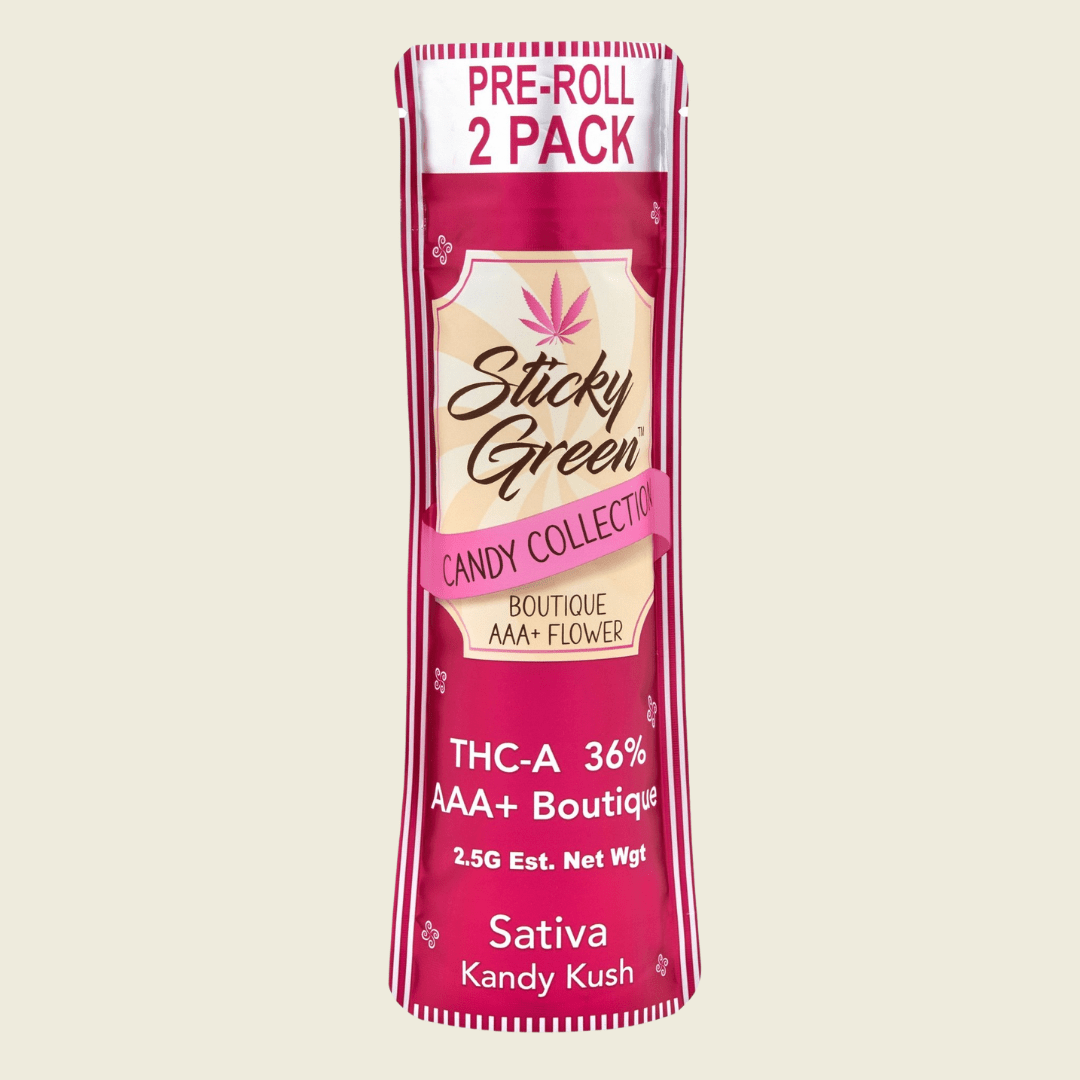 Kandy Kush Candy Collection Pre Rolls (Sativa) - Sticky Green Flower