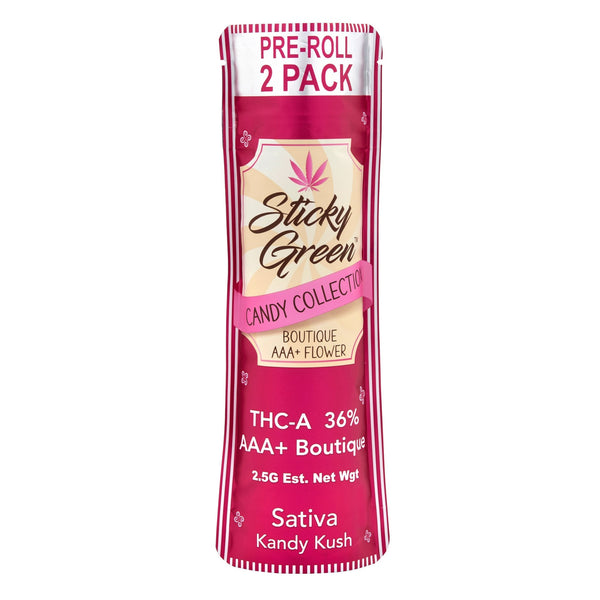 Kandy Kush Candy Collection Pre Rolls (Sativa) - Sticky Green Flower