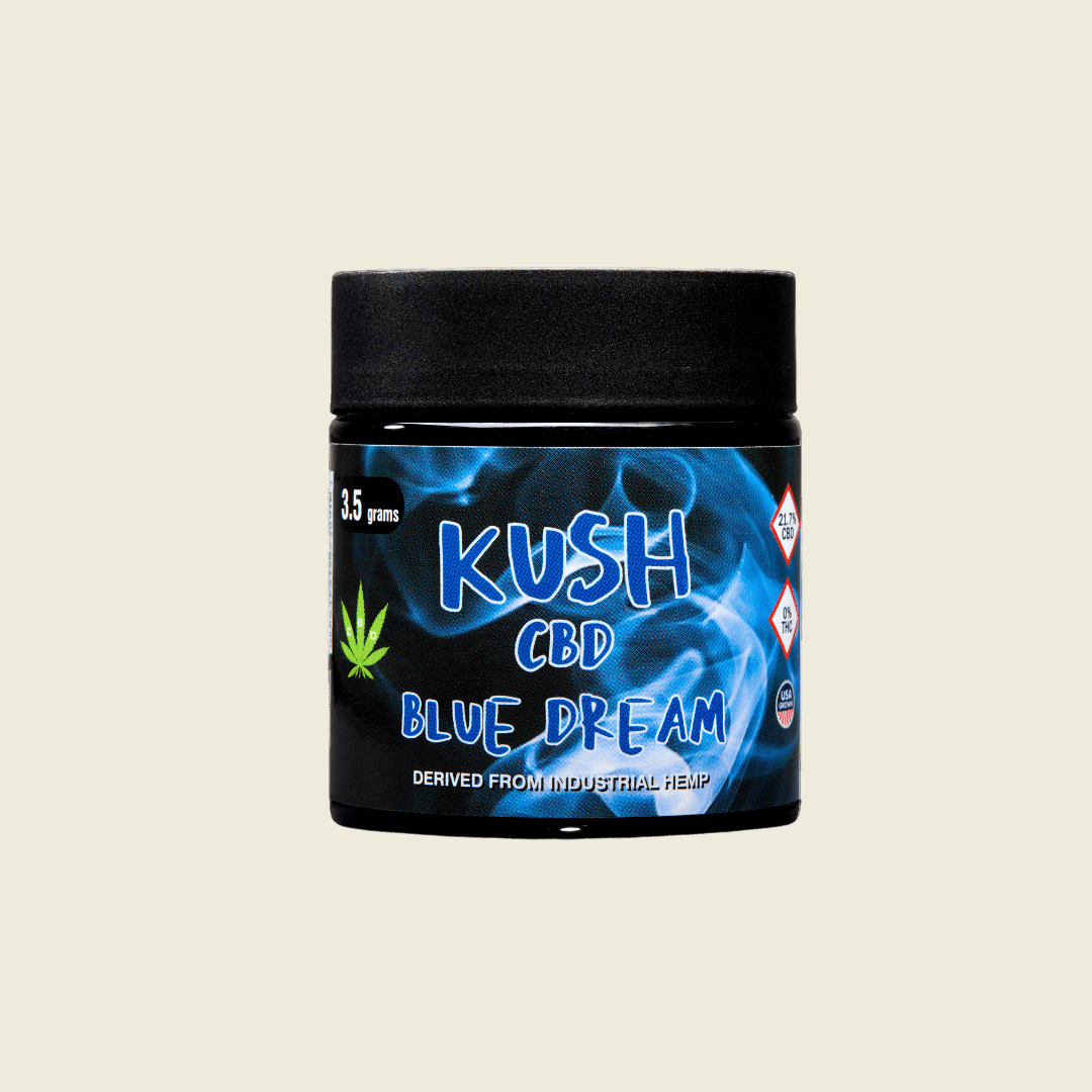 Kush CBD Flower - Sticky Green Flower