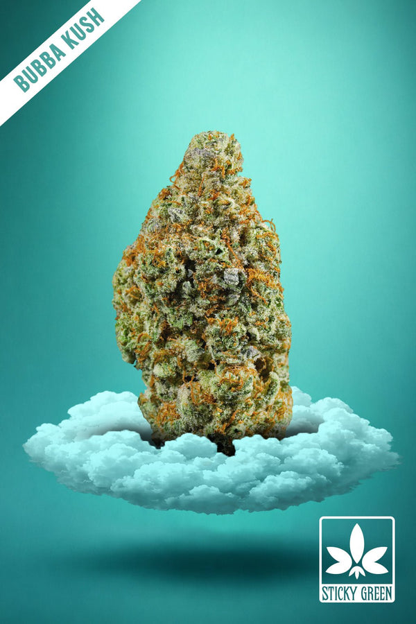 Kush CBD Flower - Sticky Green Flower