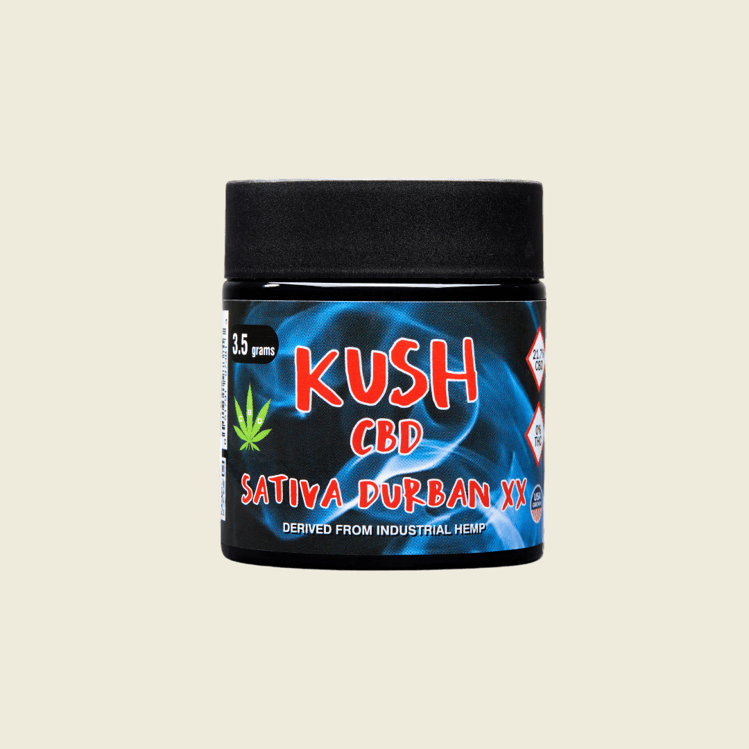 Kush CBD Flower - Sticky Green Flower