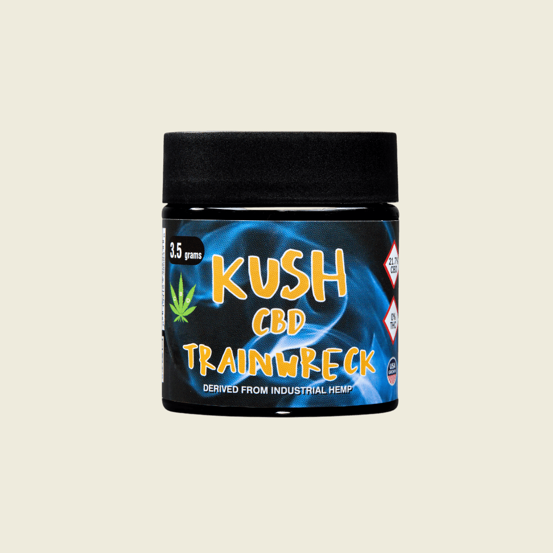 Kush CBD Flower - Sticky Green Flower