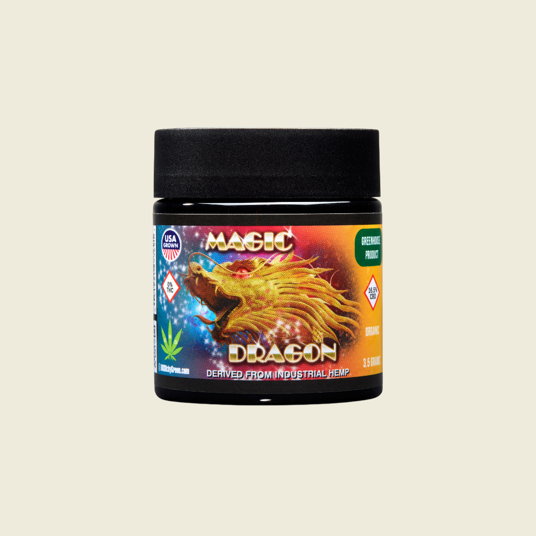 Kush CBD Flower - Sticky Green Flower