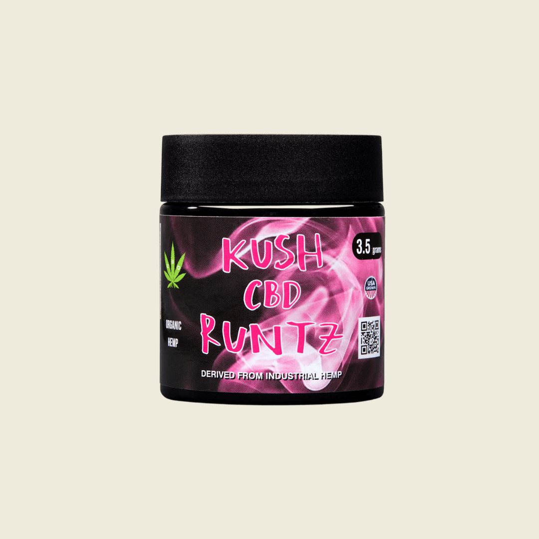Kush CBD Flower - Sticky Green Flower