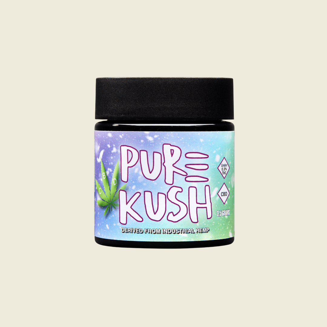 Kush CBD Flower - Sticky Green Flower