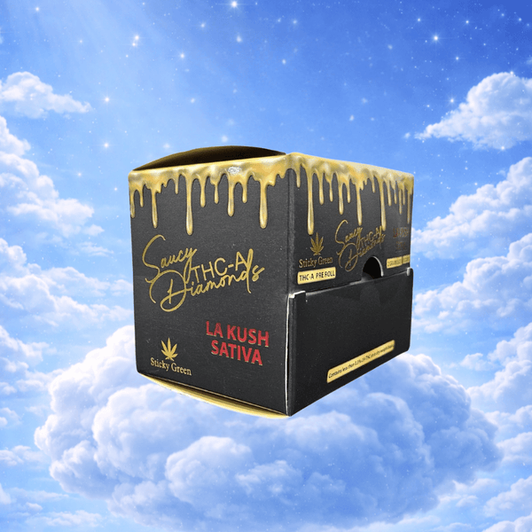 LA Kush Sativa Pre Rolls – Saucy Diamonds - Sticky Green Flower