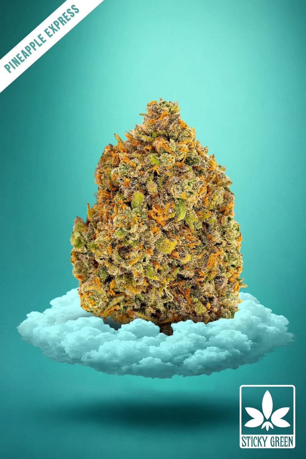 Pineapple Express Kush Rx Flower (Sativa) - Sticky Green Flower