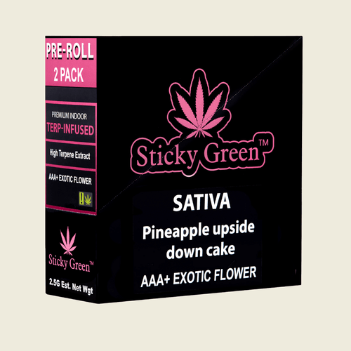 Pineapple Upside Down Cake Terp Infused Pre Rolls (Sativa)