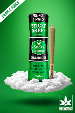 Purple Punch Green House Pre Rolls (Sativa)
