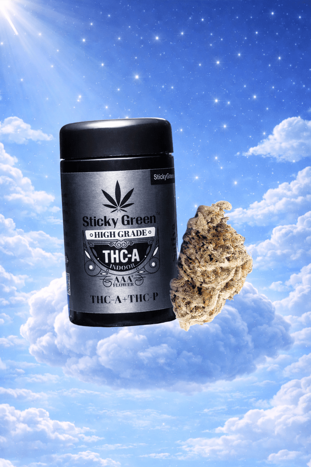 Silver Haze High Grade Flower (Sativa) - Sticky Green Flower