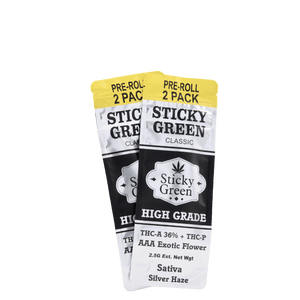 Silver Haze High Grade Pre Rolls (Sativa) - Sticky Green Flower