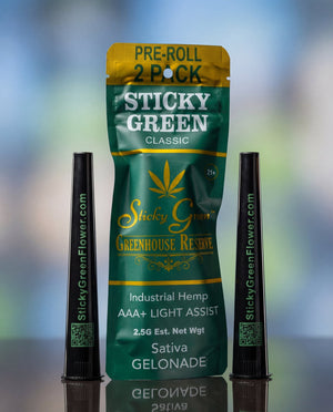 Super Boof Green House Reserve Pre Rolls (Hybrid) - Sticky Green Flower