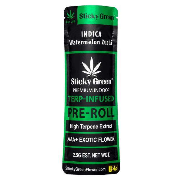 Terp Infused 2 pack Pre Rolls - Sticky Green Flower