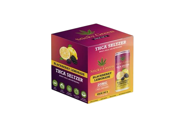 THCA Seltzer - Sticky Green Flower