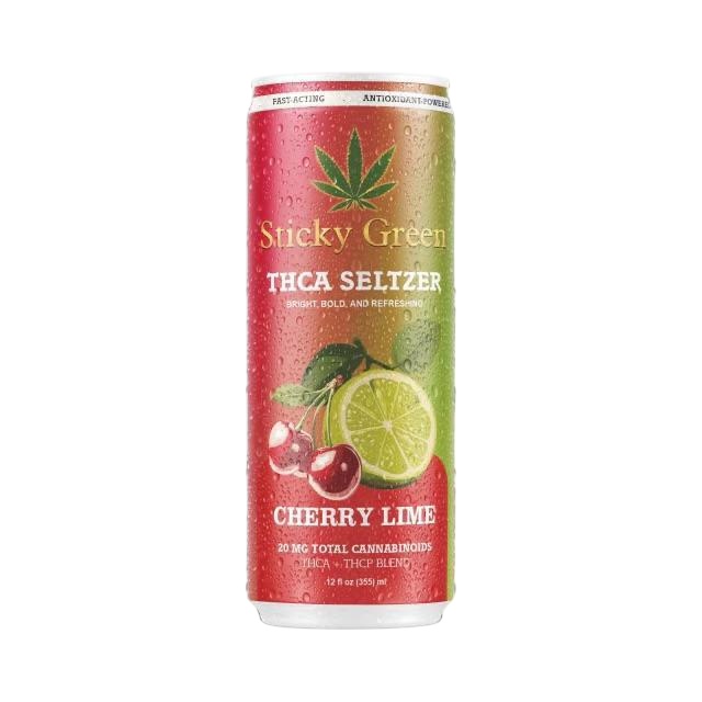 THCA Seltzer - Sticky Green Flower
