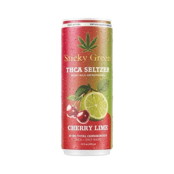 THCA Seltzer - Sticky Green Flower