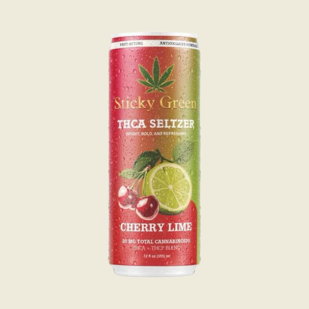 THCA Seltzer - Sticky Green Flower