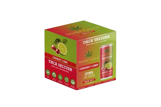 THCA Seltzer - Sticky Green Flower