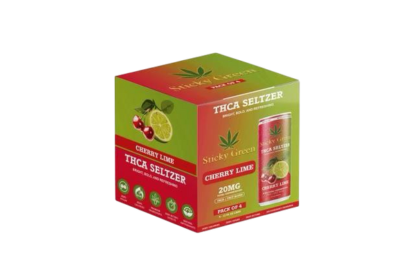 THCA Seltzer - Sticky Green Flower