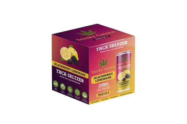 THCA Seltzer - Sticky Green Flower