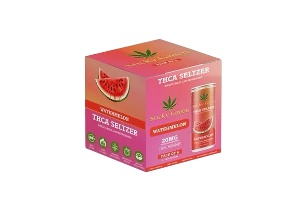 THCA Seltzer - Sticky Green Flower