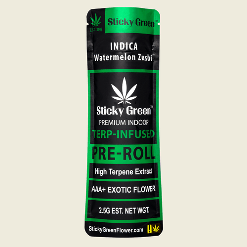 Watermelon Zushi Pre Roll Terp Infused Pre Rolls (Indica)