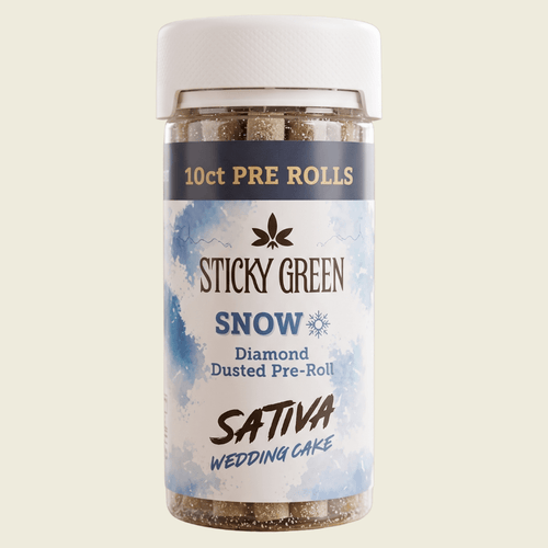 Wedding Cake Snow Collection Diamond Dusted Pre Rolls 10 Count (Sativa)