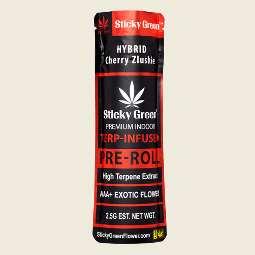 White Cherry Zlushie Pre Roll Terp Infused Pre Rolls (Hybrid)