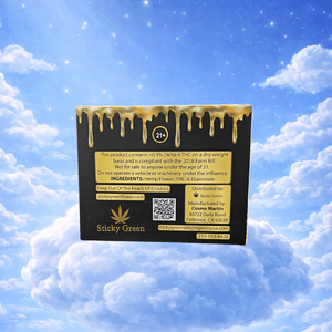White Widow Indica Pre Rolls Saucy Diamonds - Sticky Green Flower