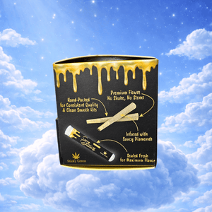 White Widow Indica Pre Rolls Saucy Diamonds - Sticky Green Flower