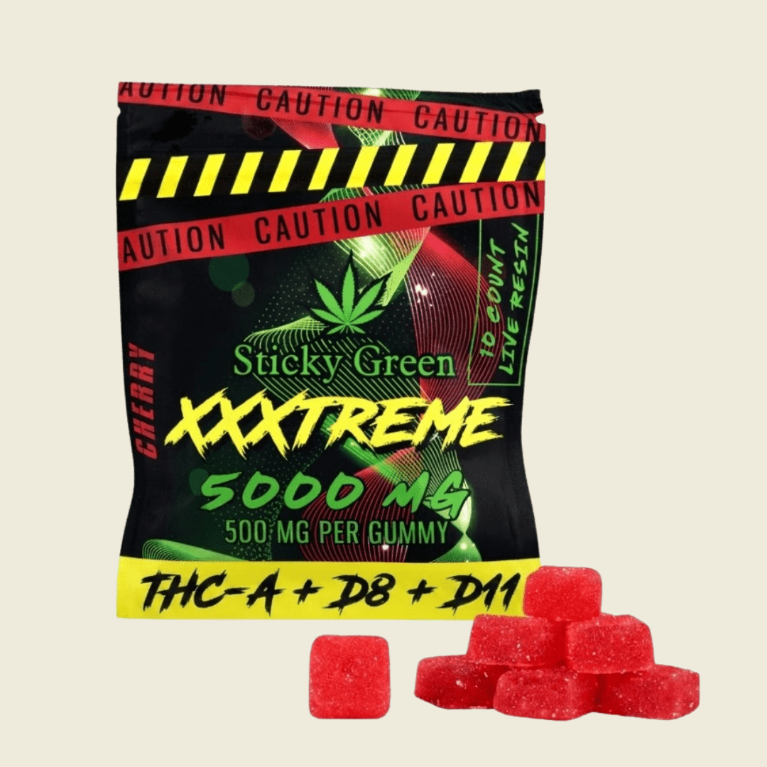 XXXtreme Gummies 500mg (10ct) - Sticky Green Flower
