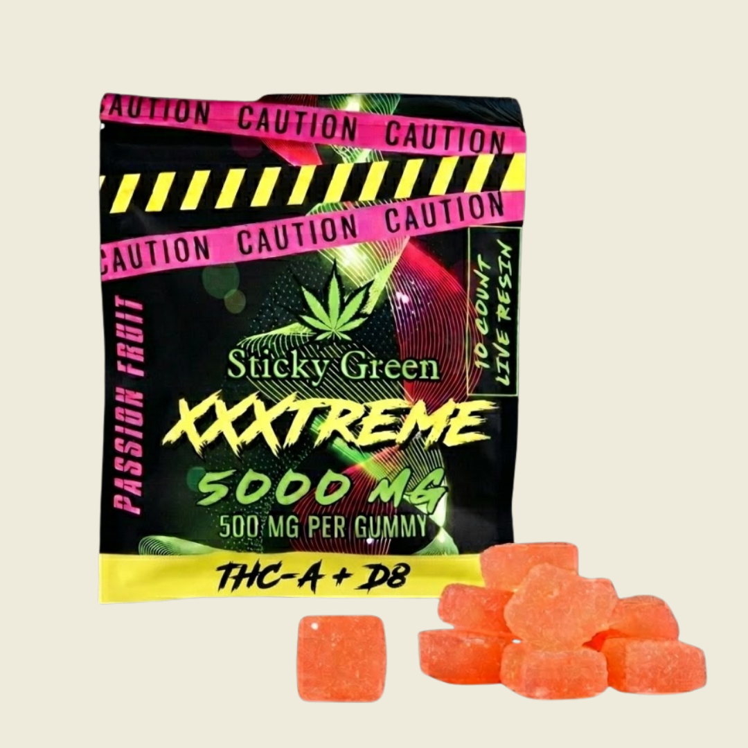 XXXtreme Gummies 500mg (10ct) - Sticky Green Flower