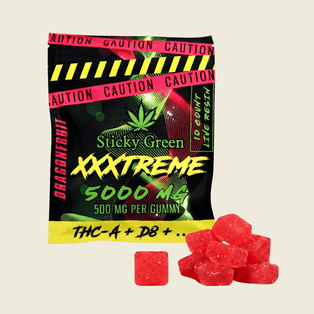 XXXtreme Gummies 500mg (10ct) - Sticky Green Flower