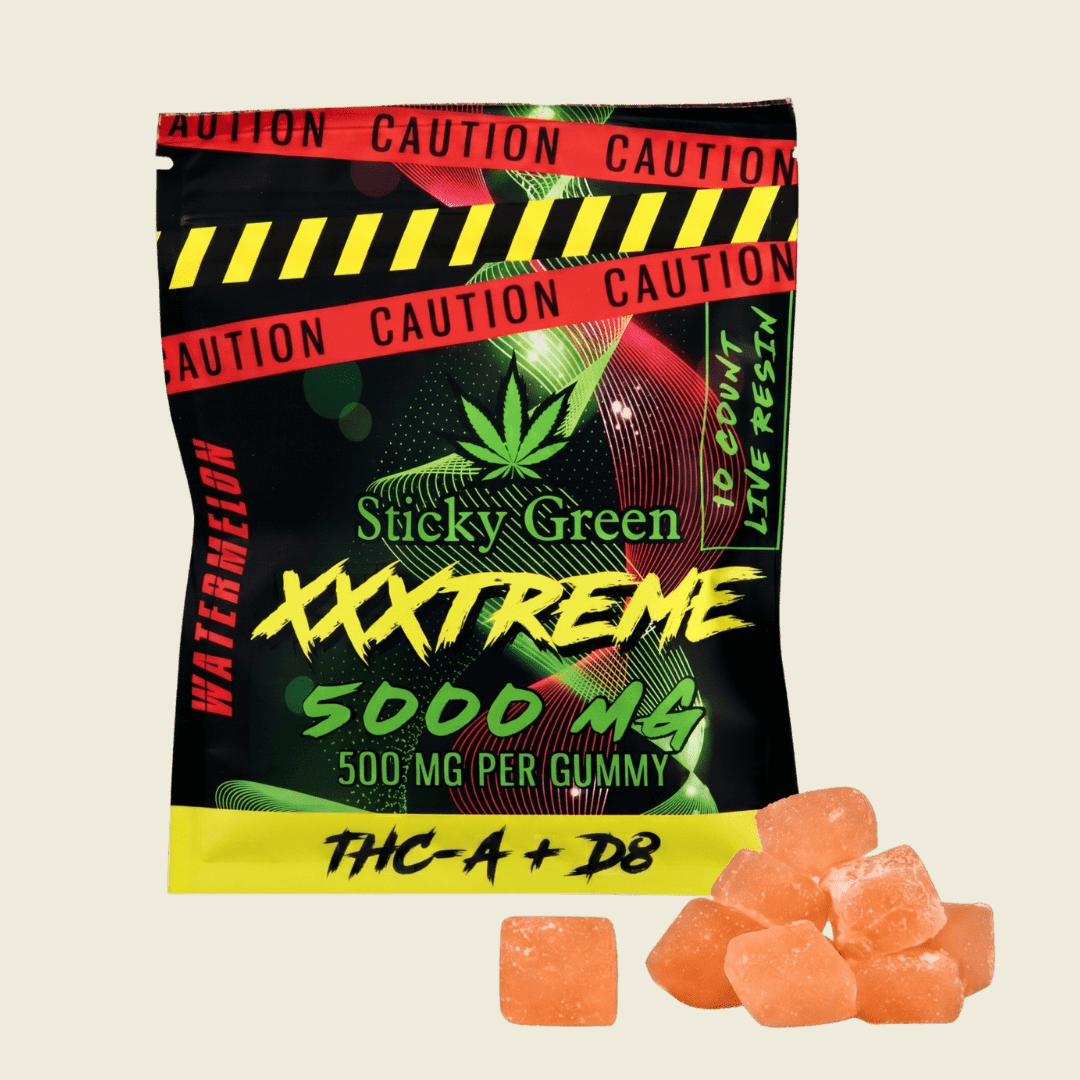 XXXtreme Gummies 500mg (10ct) - Sticky Green Flower