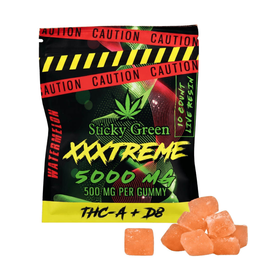 XXXtreme Gummies 500mg (10ct) - Sticky Green Flower