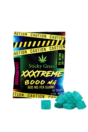 XXXtreme Gummies 8000mg - Sticky Green Flower