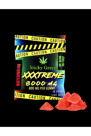 XXXtreme Gummies 8000mg - Sticky Green Flower