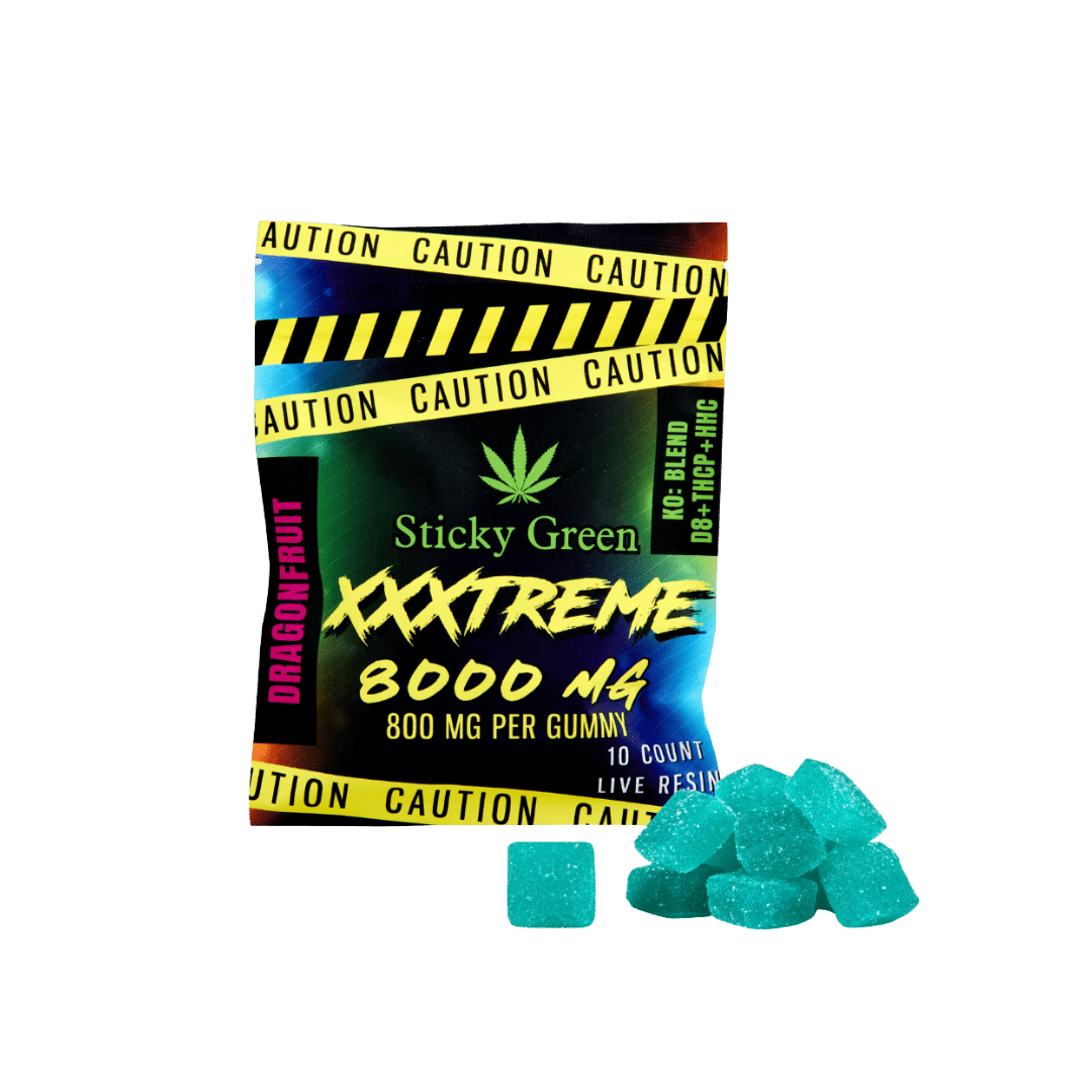 XXXtreme Gummies 8000mg - Sticky Green Flower