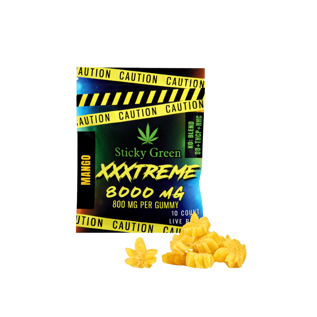 XXXtreme Gummies 8000mg - Sticky Green Flower
