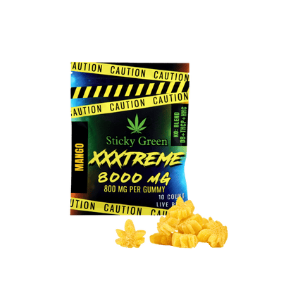 XXXtreme Gummies 8000mg - Sticky Green Flower
