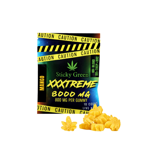 XXXtreme Gummies 8000mg - Sticky Green Flower