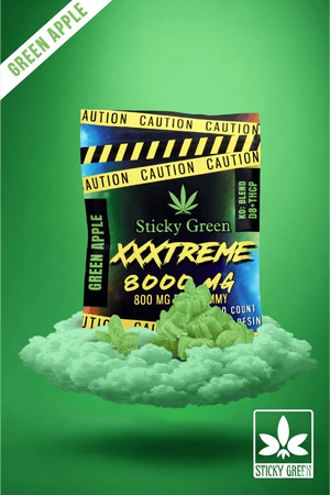 XXXtreme Gummies 8000mg - Sticky Green Flower