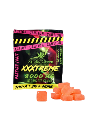 XXXtreme Gummies 8000mg - Sticky Green Flower