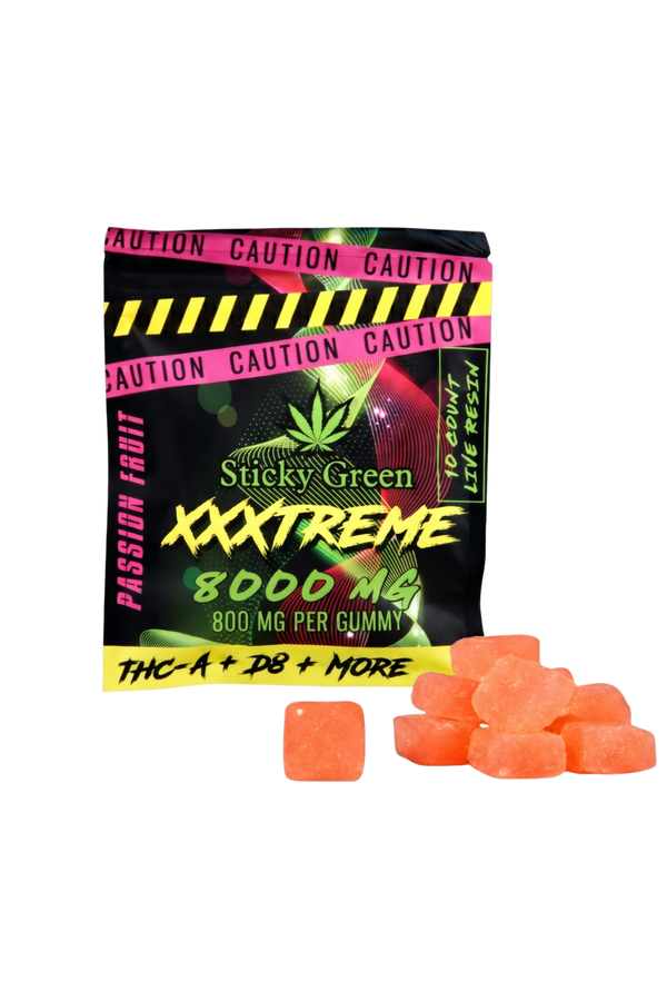 XXXtreme Gummies 8000mg - Sticky Green Flower