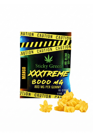 XXXtreme Gummies 8000mg - Sticky Green Flower