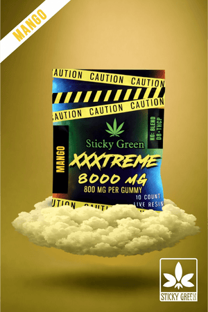 XXXtreme Gummies 8000mg - Sticky Green Flower