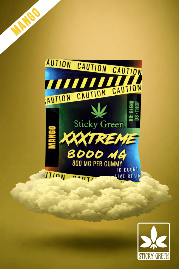 XXXtreme Gummies 8000mg - Sticky Green Flower